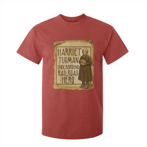 Underground Railroad Hero Harriet Tubman T Shirt For Kid Feminist History Gift TS12 Red Print Your Wear