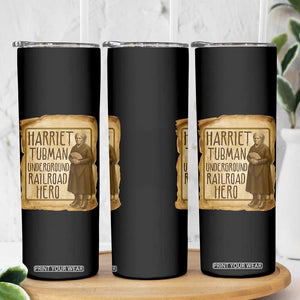 Underground Railroad Hero Harriet Tubman Skinny Tumbler Feminist History Gift TS12 Print Your Wear