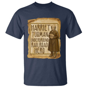 Underground Railroad Hero Harriet Tubman T Shirt Feminist History Gift TS12 Navy Print Your Wear