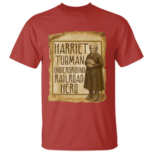 Underground Railroad Hero Harriet Tubman T Shirt Feminist History Gift TS12 Red Print Your Wear