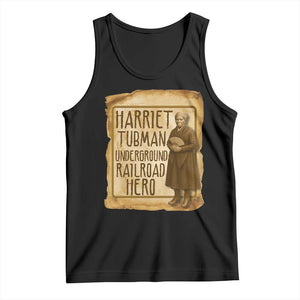 Underground Railroad Hero Harriet Tubman Tank Top Feminist History Gift TS12 Black Print Your Wear