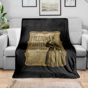 Harriet Tubman Freedom Fighter Throw Blanket Feminist History Gift TS12 Print Your Wear