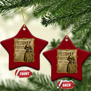 Harriet Tubman Freedom Fighter Ceramic Ornament Feminist History Gift TS12 Print Your Wear