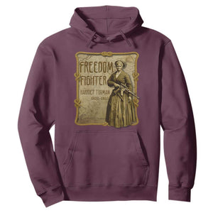 Harriet Tubman Freedom Fighter Hoodie Feminist History Gift TS12 Maroon Print Your Wear