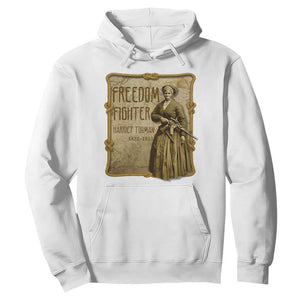 Harriet Tubman Freedom Fighter Hoodie Feminist History Gift TS12 White Print Your Wear