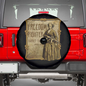 Harriet Tubman Freedom Fighter Spare Tire Cover Feminist History Gift TS12 Black Print Your Wear