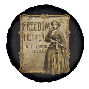 Harriet Tubman Freedom Fighter Spare Tire Cover Feminist History Gift TS12 Print Your Wear