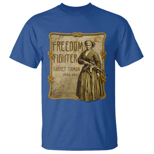 Harriet Tubman Freedom Fighter T Shirt Feminist History Gift TS12 Royal Blue Print Your Wear