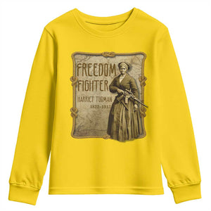 Harriet Tubman Freedom Fighter Youth Sweatshirt Feminist History Gift TS12 Daisy Print Your Wear