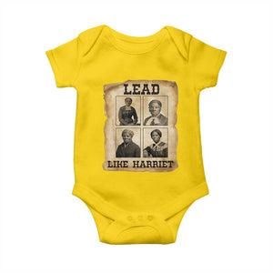 Vintage Harriet Tubman Poster Baby Onesie Lead Like Harriet TS12 Daisy Print Your Wear