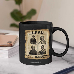 Vintage Harriet Tubman Poster Coffee Mug Lead Like Harriet TS12 Print Your Wear