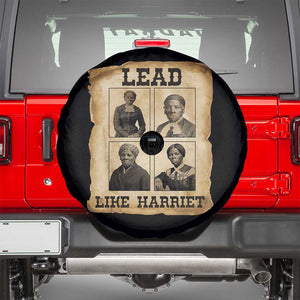 Vintage Harriet Tubman Poster Spare Tire Cover Lead Like Harriet TS12 Black Print Your Wear