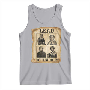 Vintage Harriet Tubman Poster Tank Top Lead Like Harriet TS12 Athletic Heather Print Your Wear