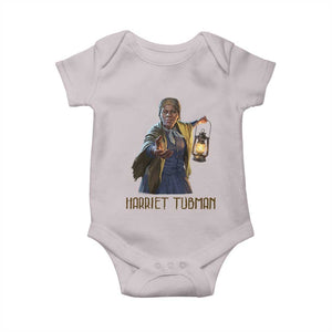 Harriet Tubman Legacy Baby Onesie Gift For History Lovers TS12 Ice Gray Print Your Wear