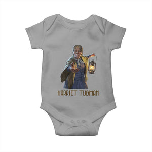 Harriet Tubman Legacy Baby Onesie Gift For History Lovers TS12 Sport Gray Print Your Wear