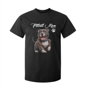Pitbull Mom T Shirt For Kid Cute Pitbull Puppy Dog Lovers TS12 Black Print Your Wear