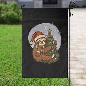 Funny Xmas Garden Flag Slothin Around The Christmas Tree TS12 Print Your Wear