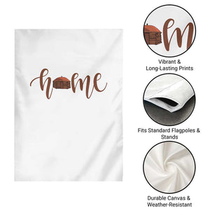 Rustic Hogan Home Typography Garden Flag Native American Heritage Pride