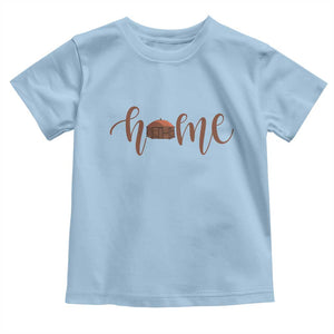 Rustic Hogan Home Typography Toddler T Shirt Native American Heritage Pride