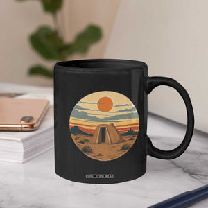 Vintage Monument Valley Landscape Coffee Mug Desert Hogan Home Art