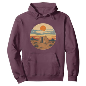 Vintage Monument Valley Landscape Hoodie Desert Hogan Home Art