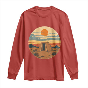 Vintage Monument Valley Landscape Long Sleeve Shirt Desert Hogan Home Art