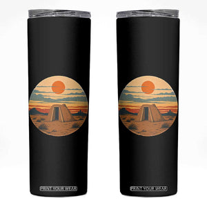 Vintage Monument Valley Landscape Skinny Tumbler Desert Hogan Home Art