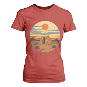 Vintage Monument Valley Landscape T Shirt For Women Desert Hogan Home Art