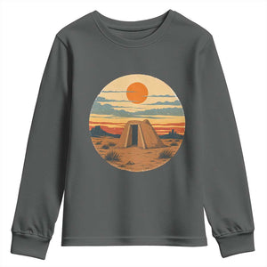 Vintage Monument Valley Landscape Youth Sweatshirt Desert Hogan Home Art