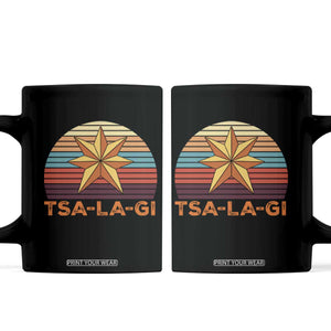Tsalagi Seven Pointed Star Coffee Mug Cherokee Native American Heritage