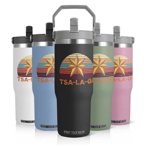 Tsalagi Seven Pointed Star Flip Straw Tumbler Cherokee Native American Heritage