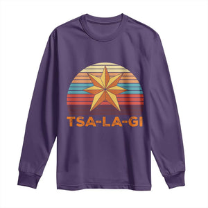 Tsalagi Seven Pointed Star Long Sleeve Shirt Cherokee Native American Heritage