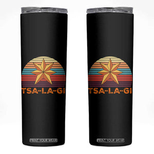 Tsalagi Seven Pointed Star Skinny Tumbler Cherokee Native American Heritage