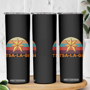 Tsalagi Seven Pointed Star Skinny Tumbler Cherokee Native American Heritage