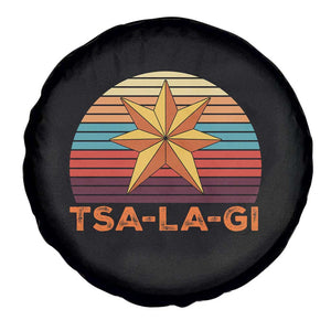 Tsalagi Seven Pointed Star Spare Tire Cover Cherokee Native American Heritage