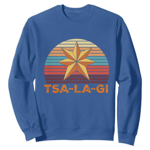 Tsalagi Seven Pointed Star Sweatshirt Cherokee Native American Heritage
