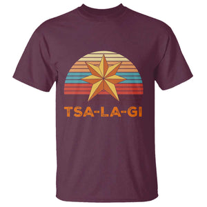 Tsalagi Seven Pointed Star T Shirt Cherokee Native American Heritage