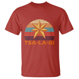 Tsalagi Seven Pointed Star T Shirt Cherokee Native American Heritage