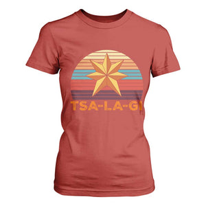 Tsalagi Seven Pointed Star T Shirt For Women Cherokee Native American Heritage