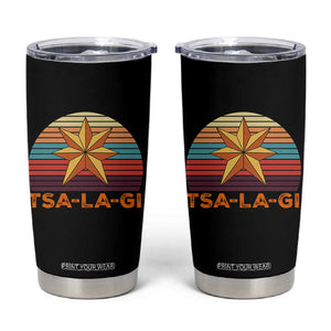 Tsalagi Seven Pointed Star Tumbler Cup Cherokee Native American Heritage