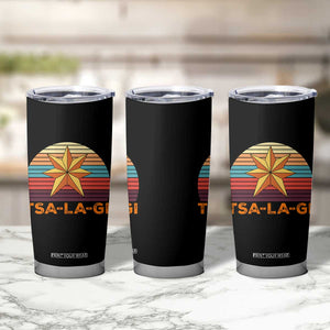 Tsalagi Seven Pointed Star Tumbler Cup Cherokee Native American Heritage