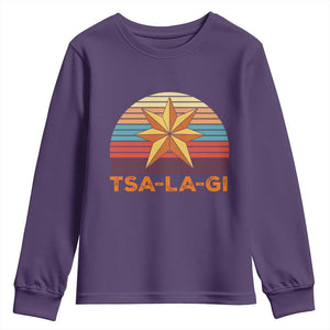 Tsalagi Seven Pointed Star Youth Sweatshirt Cherokee Native American Heritage
