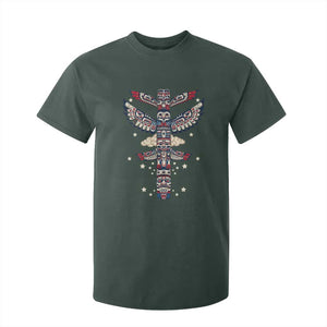 Native American Totem Pole T Shirt For Kid Pacific Northwest Indigenous Tribal