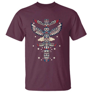 Native American Totem Pole T Shirt Pacific Northwest Indigenous Tribal