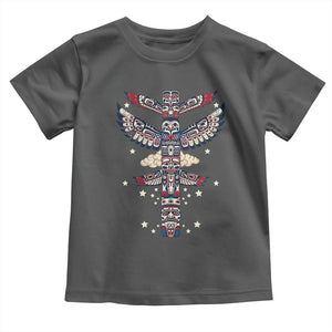 Native American Totem Pole Toddler T Shirt Pacific Northwest Indigenous Tribal