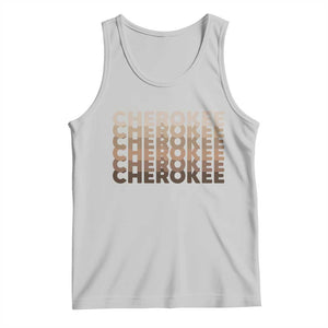 Vintage Cherokee Native Pride Stacked Typography Tank Top