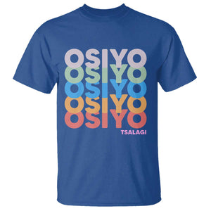 Osiyo Tsalagi Cherokee Native American Pride T Shirt Retro Stacked Typography