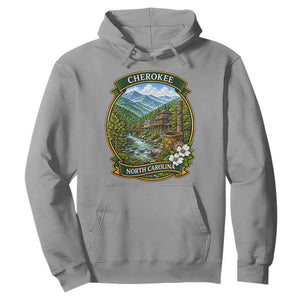 Vintage Great Smoky Mountains Hoodie Cherokee North Carolina Landscape
