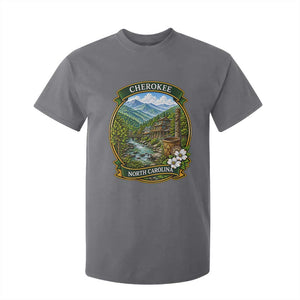 Vintage Great Smoky Mountains T Shirt For Kid Cherokee North Carolina Landscape