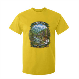 Vintage Great Smoky Mountains T Shirt For Kid Cherokee North Carolina Landscape